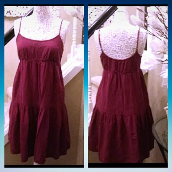 GAP Dresses & Skirts - Darling wine-colored spaghetti strapped sundress